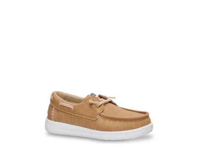 Hey Dude Wells Classic Slipon Kids' In Dark Brown