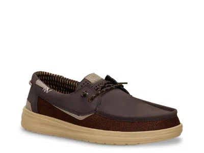 Hey Dude Welsh Grip Craft Leather Slip-on In Multi