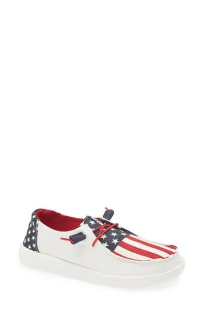 Hey Dude Wendy Americana Boat Shoe