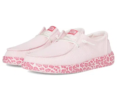 Hey Dude Wendy Animal Pop (little Kid/big Kid) Girls Shoes Pink Leopard : 7 Big Kid M, Synthetic