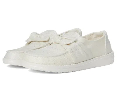 Hey Dude Wendy Bow Shimmer In Silver