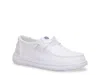 Hey Dude Wendy Stretch Canvas Slipon In White