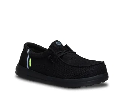 Hey Dude Wendy Composite Toe Work Slipon In Black