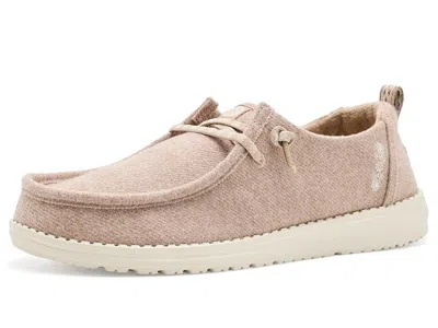 Hey Dude Wendy Cozy Wool Women's Sandals Sesame: 8 M In Pink