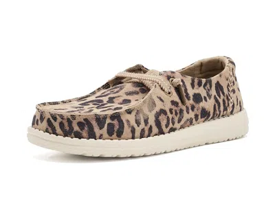 Hey Dude Wendy Craft Suede Women's Sandals Taupe Leopard: 7 M In Animal Print