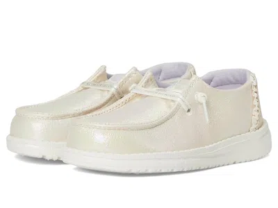Hey Dude Kids' Wendy Dazzling (toddler) Girls Shoes Iridescent : 7 Toddler M, Polyester In Multi