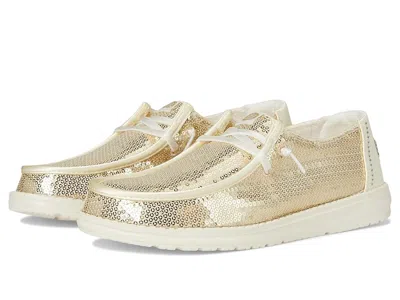 Hey Dude Wendy Disco Sequin In Gold