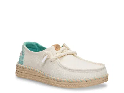 Hey Dude Wendy Espadrille Slipon In White