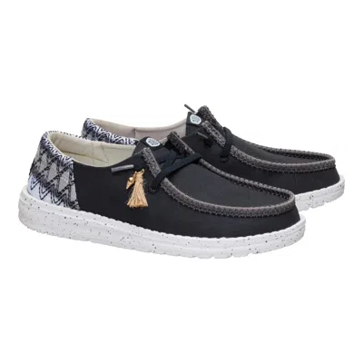Hey Dude Wendy Funk Beach Woven In Black