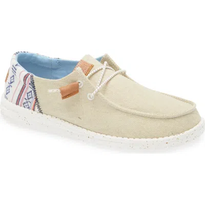 Hey Dude Wendy Funk Boat Shoe In Baja Natural