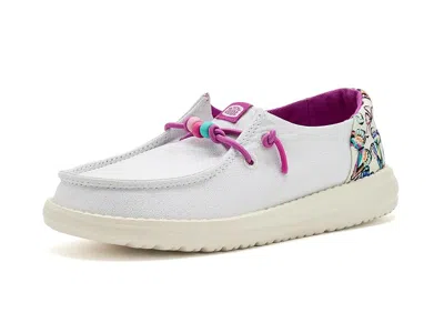 Hey Dude Wendy Funk Butterfly (little Kid/big Kid) Girls Shoes Iridescent: 3 Little Kid M In Purple