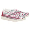 Hey Dude Wendy Holiday Cheers 43009-119 Women's White Slip-on Shoes Uwu1037 In Multi