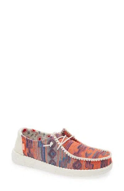 Hey Dude Wendy Jacquard Sneaker In Fairhope Multi