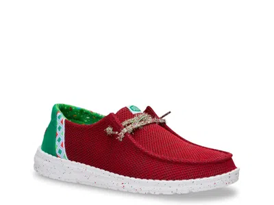 Hey Dude Wendy Jingle Slipon In Red