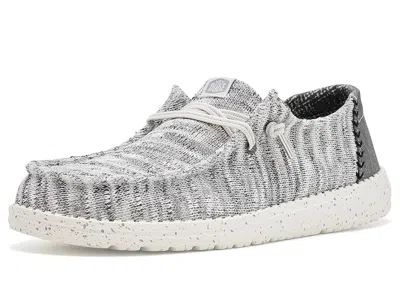Hey Dude Wendy Knit Shimmer Women's Sandals Grey/multi: 7 M, Synthetic/textile