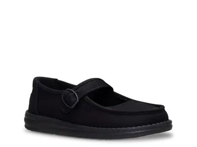 Hey Dude Wendy Mary Jane Slipon In Black