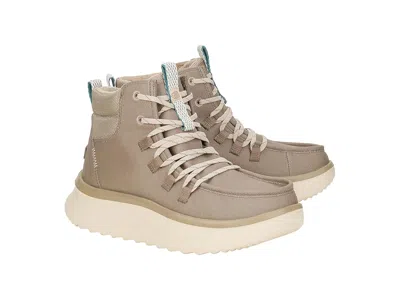 Hey Dude Wendy Peak Apres Coated Twill In Brown