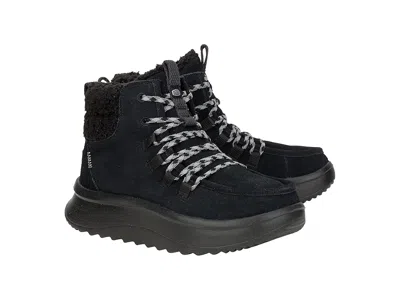 Hey Dude Wendy Peak Apres Suede Cozy In Black