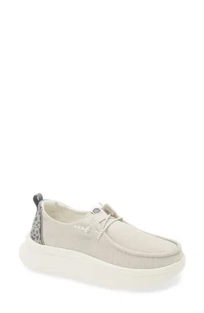 Hey Dude Wendy Peak Sneaker In Leo Grey