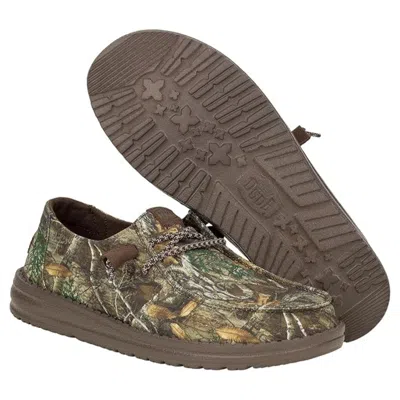 Hey Dude Wendy Realtree Edge 43055-2ft Women's Brown Camo Casual Shoes Posh047