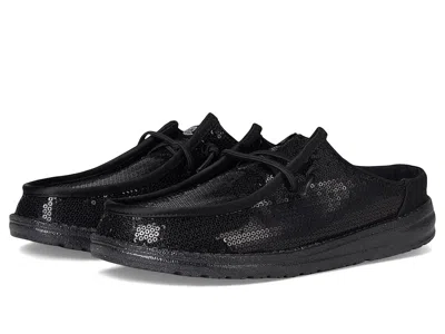 Hey Dude Wendy Slip Sequin In Black
