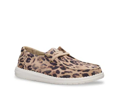 Hey Dude Wendy Slipon In Animal Print