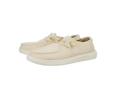 Hey Dude Wendy Stretch Canvas In White