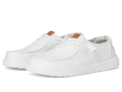 Hey Dude Wendy Stretch Canvas In White