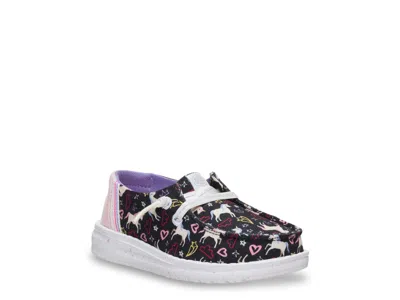 Hey Dude Wendy Unicorn Stars Slipon Kids' In Brown