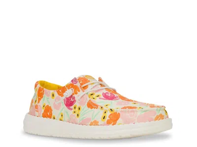 Hey Dude Wendy Watercolor Slipon Sneaker In Multi