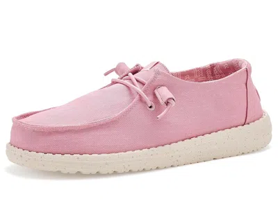 Hey Dude Wendy Y Stretch Canvas Cameo Pink Girl's Shoes Cameo Pink : 4 Big Kid M