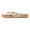 Hey Dude Women's Christi Flip Flop Sandals In Gold In Gold