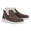 Hey Dude Women's Denny Faux Shearling Boots In Walnut