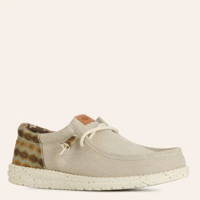 Hey Dude Women's Wally Funk Teton Multicolor Moc Toe Shoes In Neutral