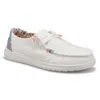 Hey Dude Women's Wendy Boho Casual Shoes In White Crochet