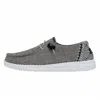 Hey Dude Women's Wendy Chambray Slip On Shoes In Onyx In Black