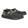 Hey Dude Women's Wendy Crafted Boho Casual Shoes In Black/black