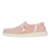 Hey Dude Women's Wendy Funk Coastal Jute Slip-on Shoes In Pink In Pink