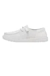 Hey Dude Women's Wendy Funk Mono Slip-on Shoes In White In White