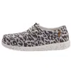 Hey Dude Women's Wendy Loafers In Woven Cheetah Grey In Multi