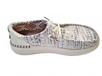 Hey Dude Women's Wendy Rise Sneakers In Boho White