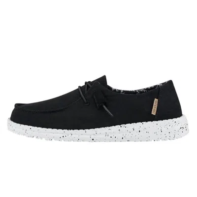 Hey Dude Women's Wendy Shoe In Black Odyssey