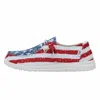 Hey Dude Women's Wendy Slip On Shoes In Star Spangled In Multi