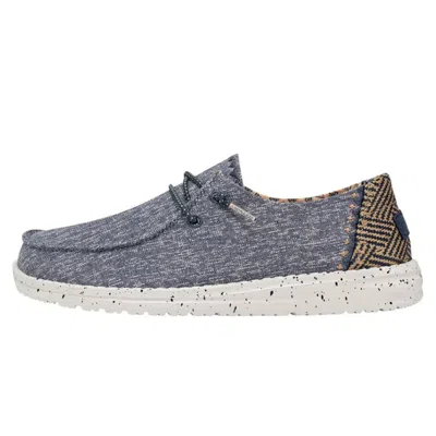 Hey Dude Women's Wendy Slip-on Shoe In Chambray Lapis Blue In Multi