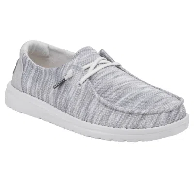 Hey Dude Wendy Stretch Sox Slipon In Gray