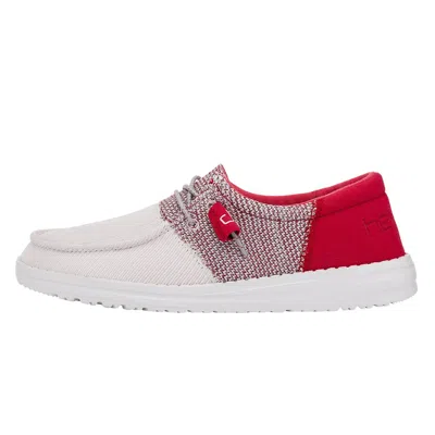 Hey Dude Women's Wendy Sox Slip On Shoes In White