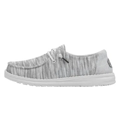 Hey Dude Women's Wendy Sox Sneaker In Glacier Grey In Gray