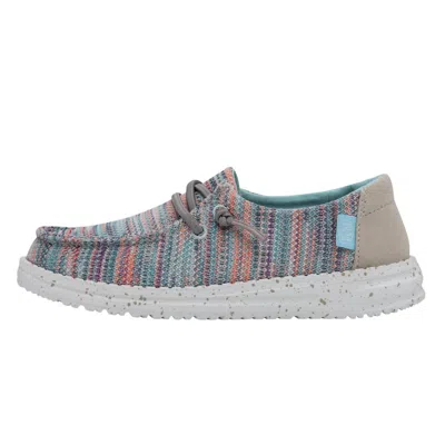 Hey Dude Women's Wendy Sox Sneaker In Sunset Pink In Multi