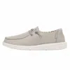 Hey Dude Women's Wendy Sparkling Slip On Shoes In Pearl Grey In Grey