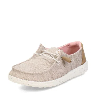Hey Dude Women's Wendy Sport Mesh Casual Shoe In Walnut In Multi